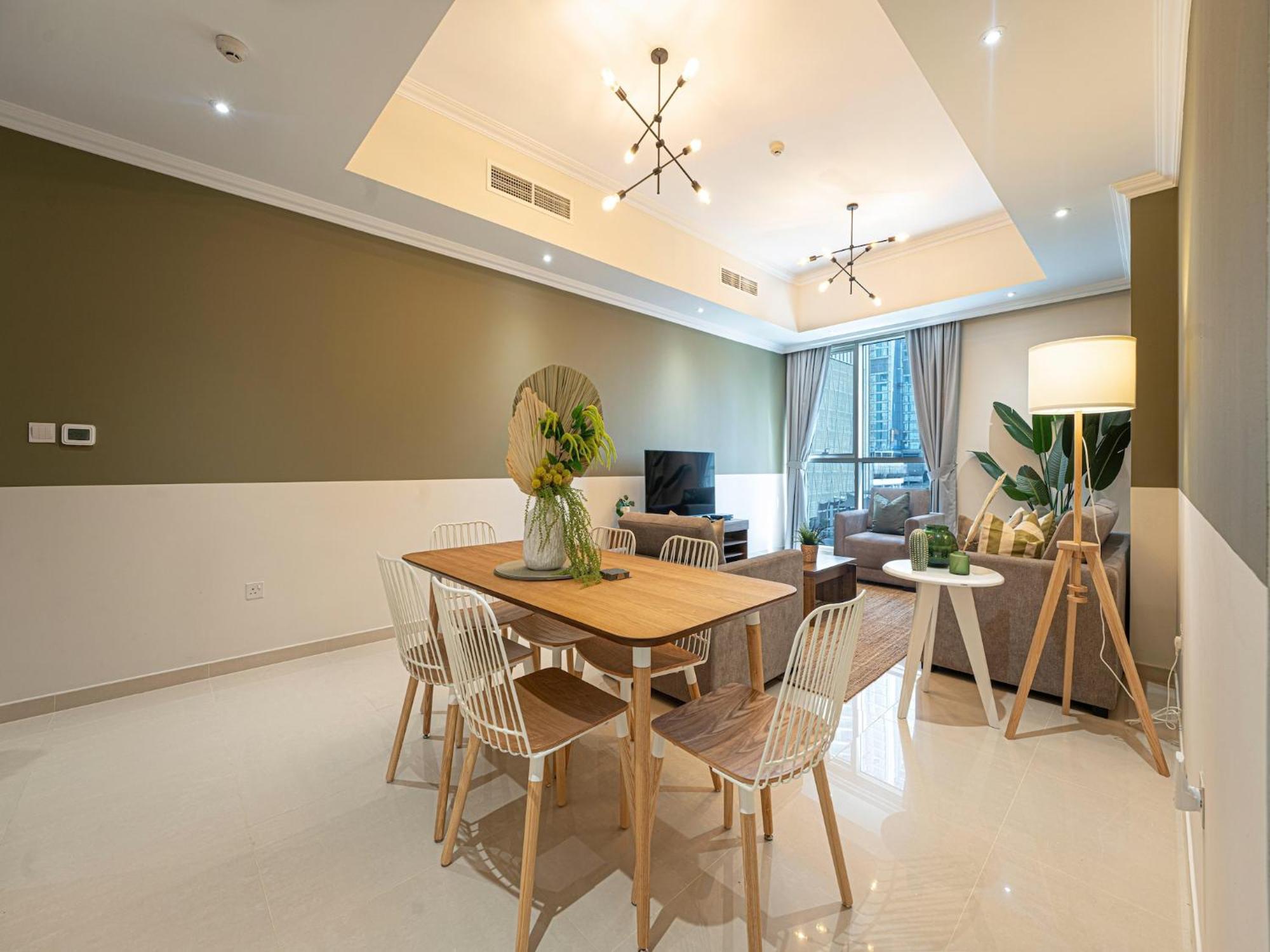 Luxe Apartments Near Dubai Mall Burj Khalifa Pool Gym Parking Exterior foto
